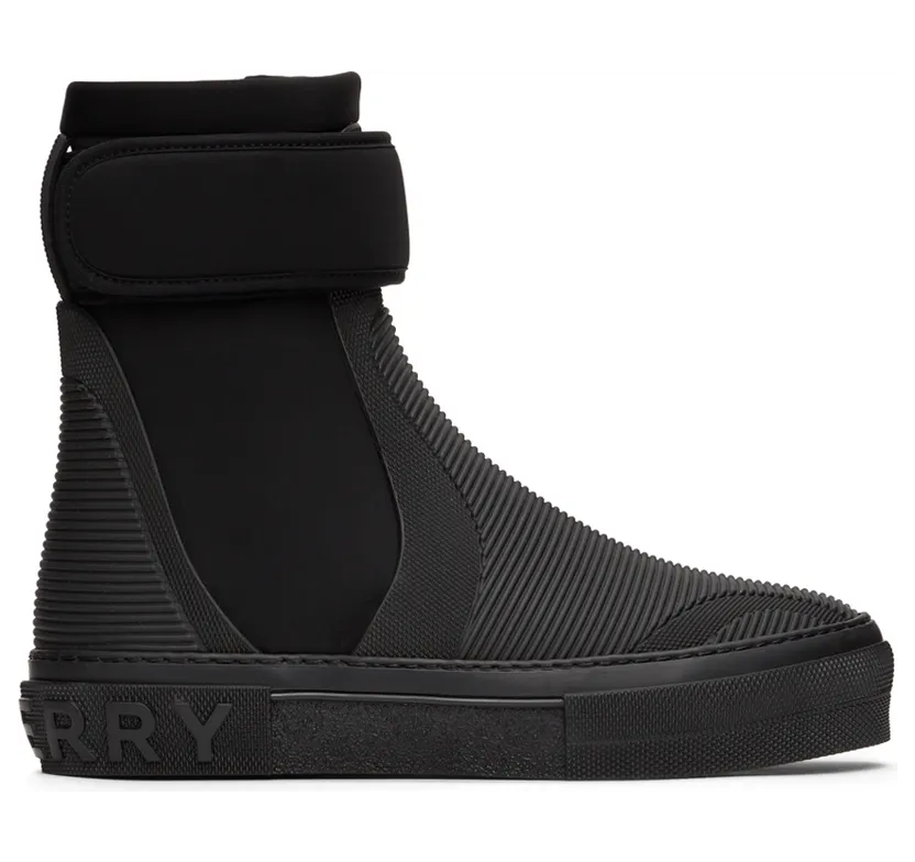 Burberry Black Sub High-Top Sneakers (8052335)