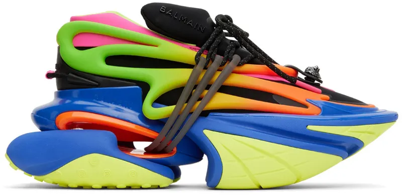 Balmain Multicolor Unicorn Low-Top (YM1VJ309KNHC)