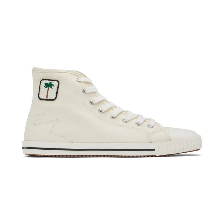 Palm Angels Off-White Vulcanized High-Top Sneakers (PMIA075S22FAB0010110)