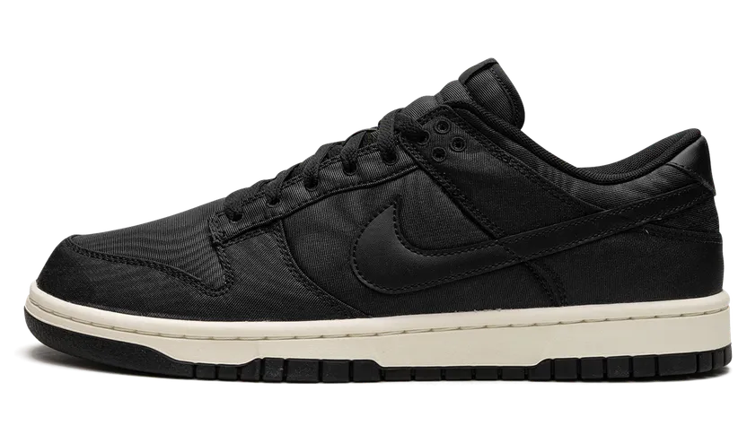 Nike Dunk Low Retro PRM “Black Canvas” (DV7211-001)