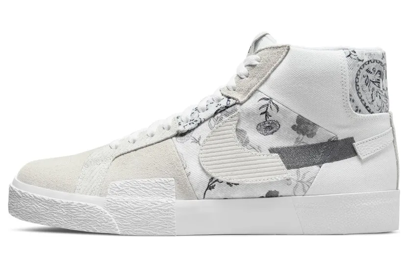 Nike SB Zoom Blazer Mid PRM Skateboardschuh – Weiß Weiß (DM0859-100)