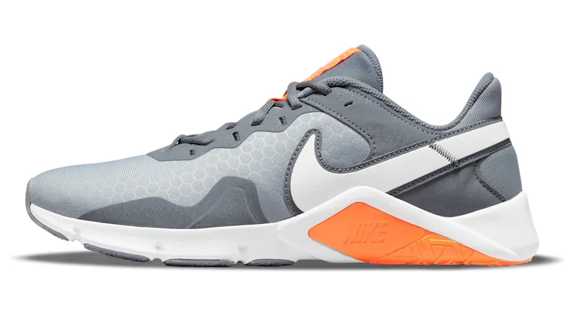 Nike Legend Essential 2 Wolf Grey White Total Orange (CQ9356-007)