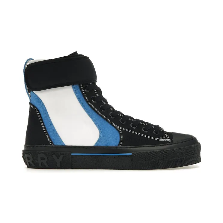 Burberry Sub High-Top Laced-Up Trainer Black Blue White (8055766)