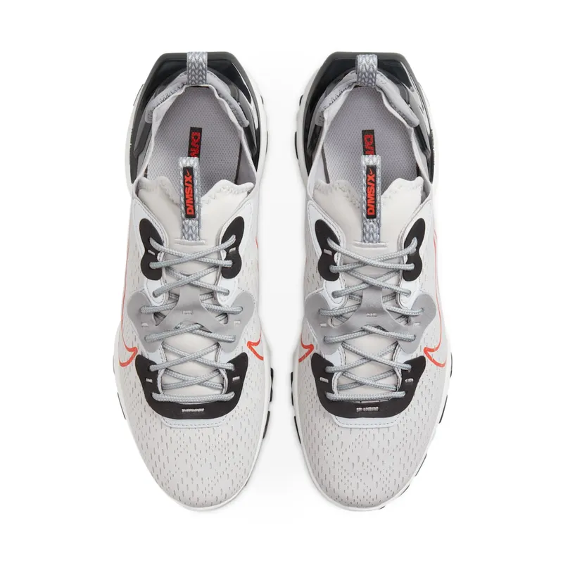 Nike React Visionen for Men Grey – “Grey Fog / Sail / Light Smoke Grey / Team Orange” (DR8611-001)