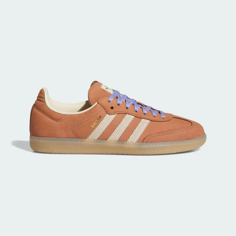 Adidas SAMBA OG Shoes Clay Strata / Warm Vanilla / Light Purple (KJ2310)