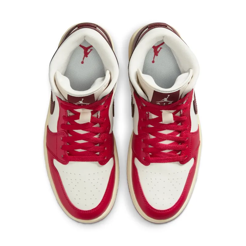 Air Jordan 1 Mid “Red/White” (BQ6472-119)