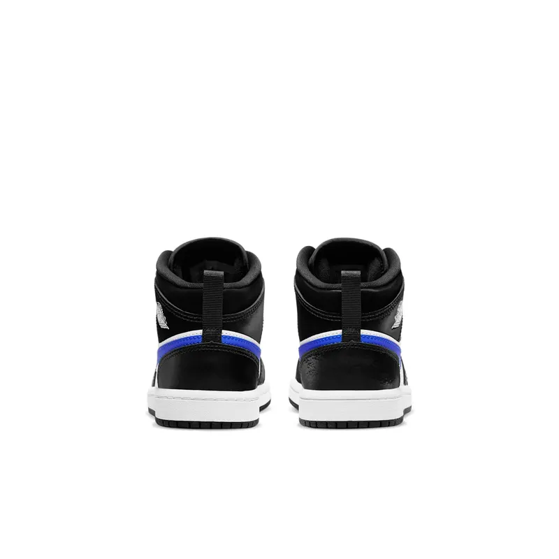 Jordan 1 Mid Black Racer Blue White (PS) Black/Racer Blue-White (640734-084)