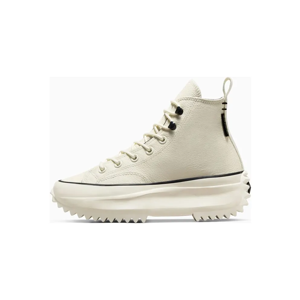 Converse Run Star Hike Platform Leather Egret/Black/White (A05389C)