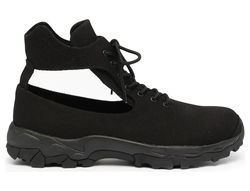 Yohji Yamamoto High-Top-Sneakers aus Canvas – Schwarz (HDE02061)