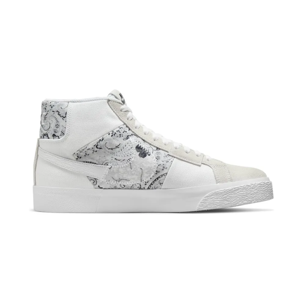 Nike SB Zoom Blazer Mid PRM Skate Shoes White (DM0859-100)