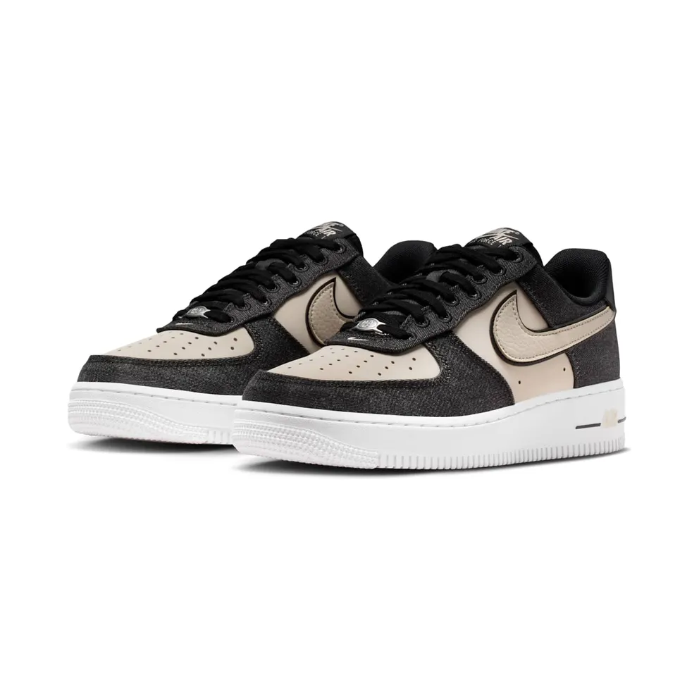 Nike Air Force 1 Low ’07 SE Black Denim Net (IB6642-001)