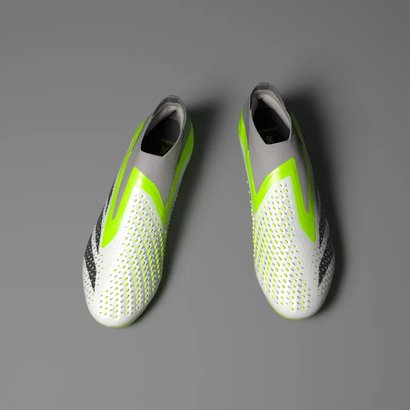 adidas Predator Accuracy+ FG Cloud White Core Black Lucid Lemon (GZ2604)