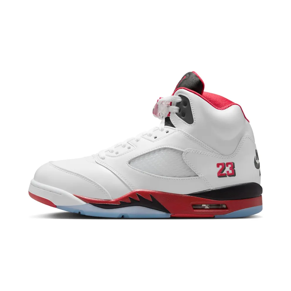 Jordan Air Jordan 5 “White/Fire Red/Black” (HQ7978-101)