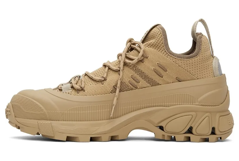 Burberry Khaki Knit Arthur Sneakers (8042581) (3)