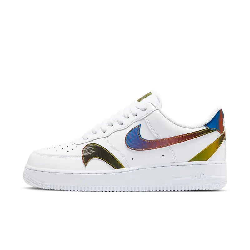 Nike Air Force 1 Low Misplaced Swooshes White Multi White/Reflect Silver (CK7214-101)