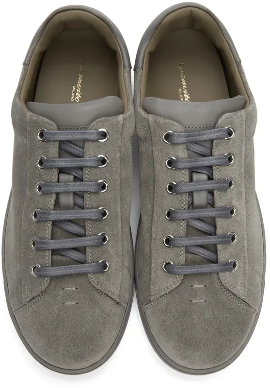 Gianvito Rossi Grey Suede Low-Top (S26340-M1GRE-SUE)