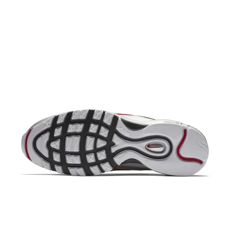 Nike Air Max 97 Silver Black Black/Varsity Red-Metallic Silver-White (AT5458-001)