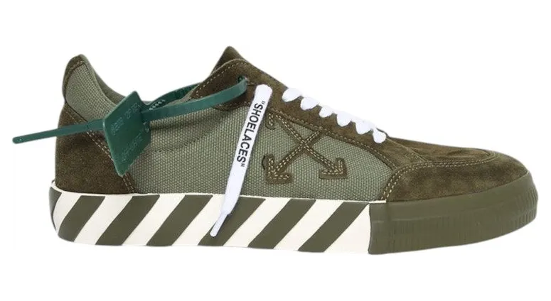 OFF-WHITE Vulc Low Military Green (OMIA085S22LEA0015757)