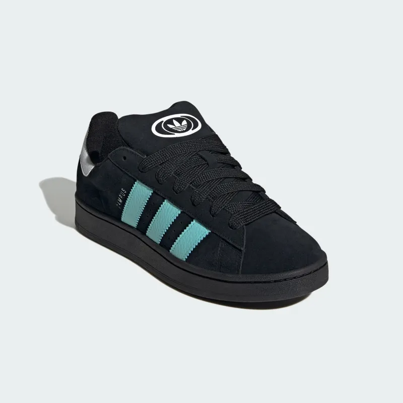 Adidas CAMPUS 00s Core Black / Flash Aqua / Cloud White (JS3204)