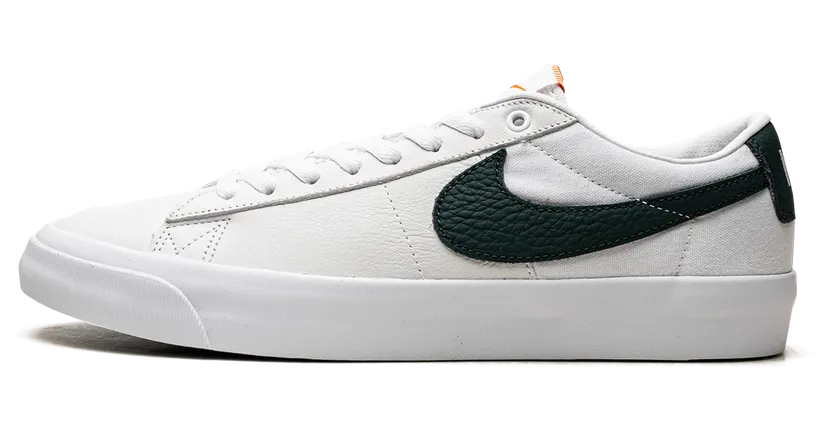 Nike SB Zoom Blazer Low GT “Orange Label – White / Pro Green” (DR9099-100)