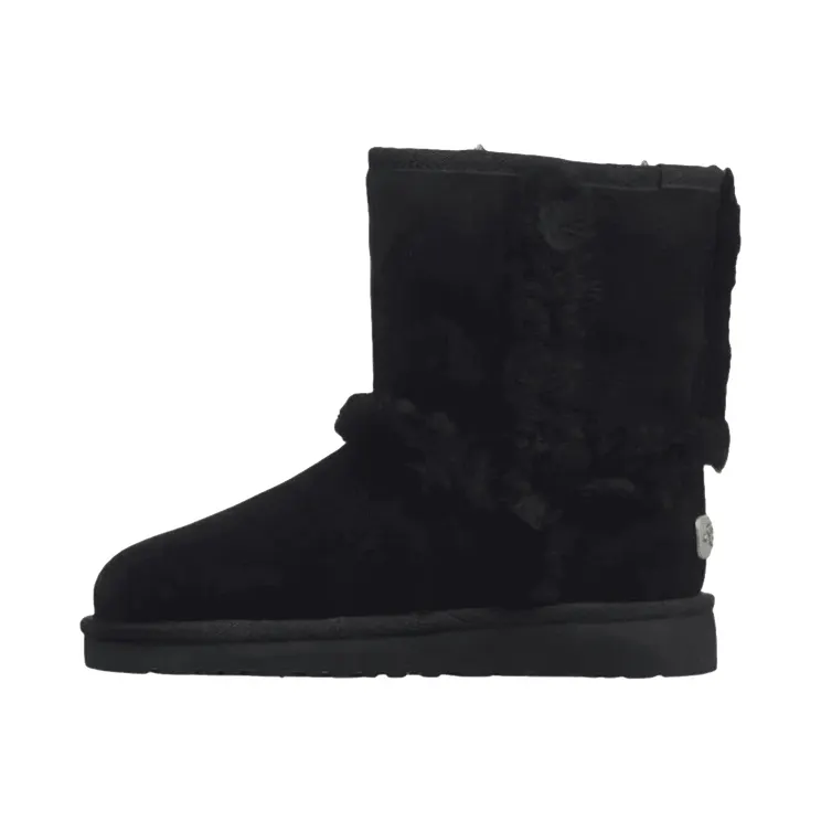 Ugg Hadley II Waterproof Boot GS “Black” (1017332K-BLK)