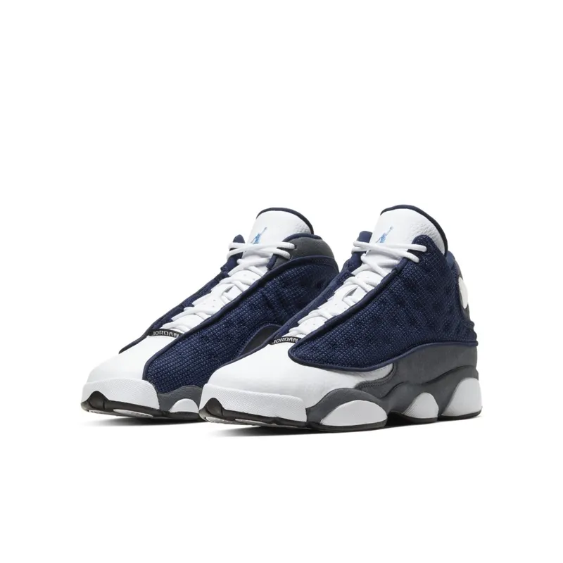 Jordan 13 Retro Flint 2020 (GS) Navy/Flint Grey-White-University Blue (884129-404)