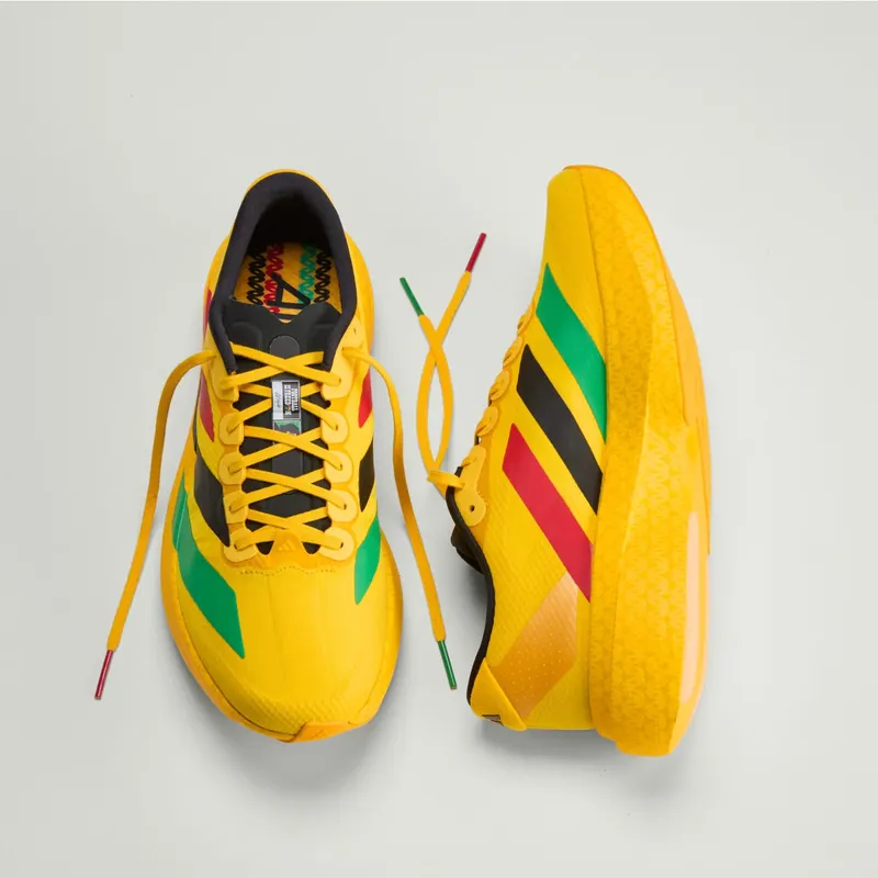 Adidas Adizero EVO SL Bold Gold / Vivid Green / Pure Ruby (KJ3625)