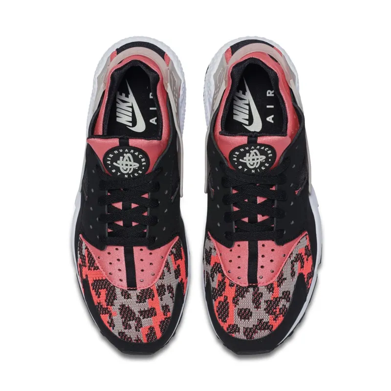 Nike Air Huarache Run PA Black/Light Bone-Hot Lava-White Black/Light Bone-Hot Lava-White (705008-006)