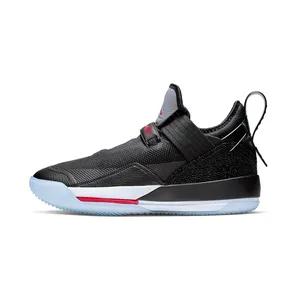 Air Jordan XXXIII SE Black Cement “Black / Particle Grey / Sail / Fire Red” (CD9560-006)