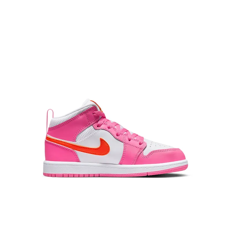 Air Jordan 1 Mid Pinksicle Safety Orange (PS) (DX3238-681)