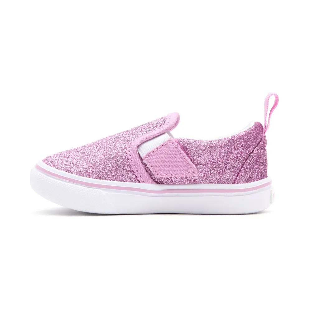 Vans Glitter Comfycush Slip-on V Toddler Shoes Pink (VN0A4TZK31P)