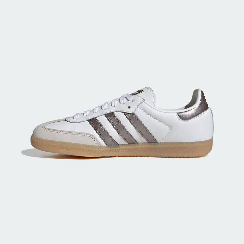 Adidas SAMBA OG Shoes Cloud White / Coffee Met. / Gum (KK2504)