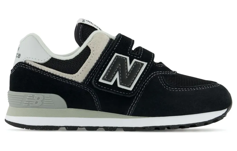 NEW BALANCE 574 Core Hook & Loop “BLACK / WHITE” (PV574EVB)