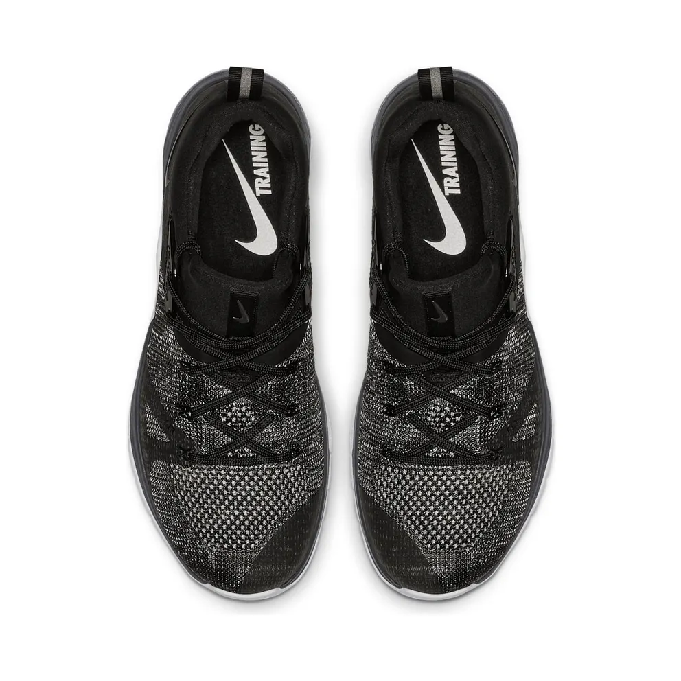 Nike Metcon Flyknit 3 Black Matte Silver Black/Black-White-Matte Silver (AQ8022-001)