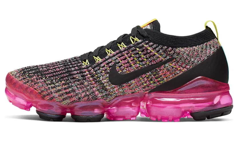 Nike Air VaporMax Flyknit 3 ‘Black Pink Blast’ Black/Pink Blast/Hyper Turquoise/Black (AJ6910-006)