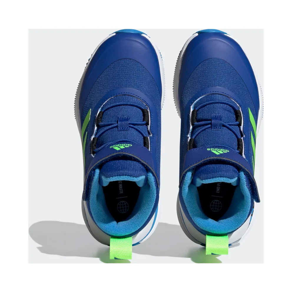 Adidas Fortarun All Terrain Cloudfoam Sport Running Elastic Lace and Top Strap Royal Blue / Solar Green / Pulse Blue (GZ1806)