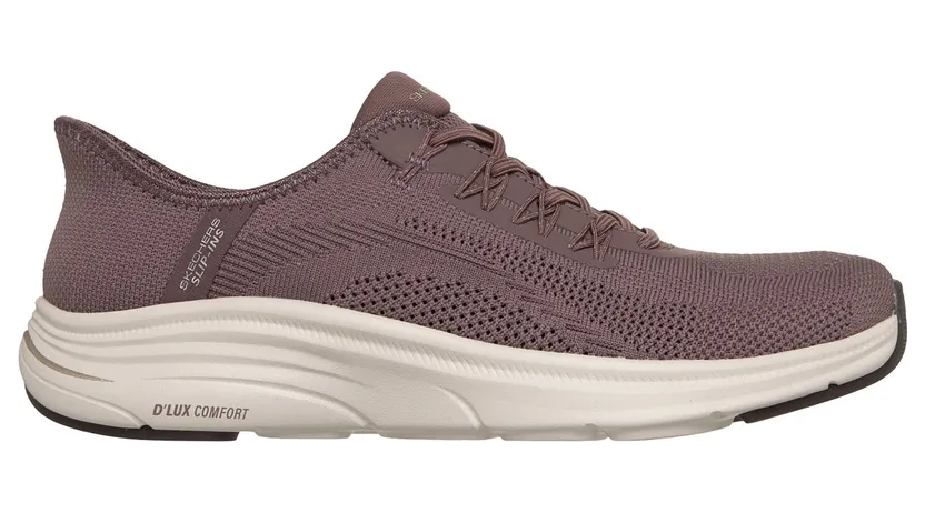Skechers Slip-ins Relaxed Fit: D’Lux Comfort 2.0 “Supernova Sneaker Brown” (104494BRN)