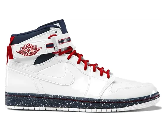 Jordan 1 High Strap Premier Olympic (375352-101)