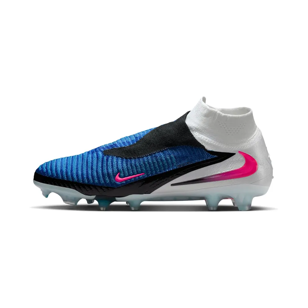 Nike Phantom 6 High Elite Racer Blue & Pink Blast – Firm Ground Laceless (HJ2147-446)