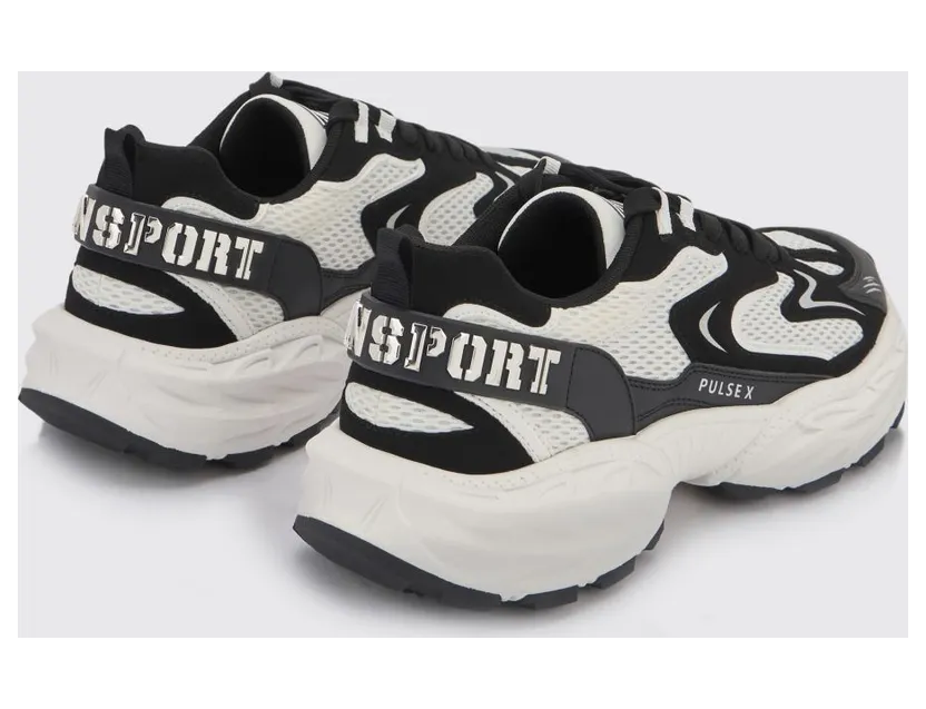 Plein Sport Pulse X Mesh and Leather Sneakers White 1 (SAFSUSC0931STE003N0102) (2)