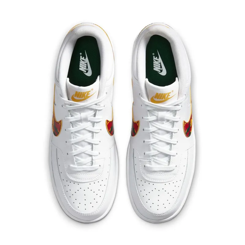 Nike Sky Force 3/4 White Red Camo Swoosh White/Gorge Green-Amarillo-White (CZ7892-100)