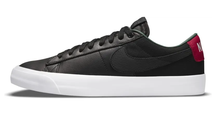 Nike SB Zoom Blazer Low Pro GT Premium Skateschoenen Zwart (DN2443-001)