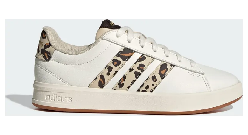 Adidas GRAND COURT 3.0 SCHOENEN Crystal Linen / Aurora Coffee / Matte Gold (KI3322)