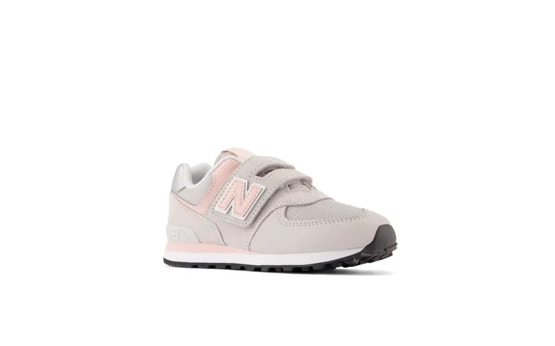 New Balance 574 Core Hook and Loop “Rain Cloud / Pink Haze” (PV574EVK)