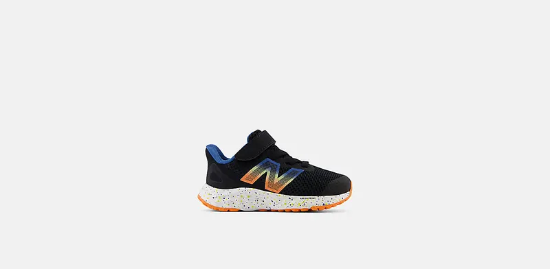 New Balance Fresh Foam Arishi v4 Bungee Lace Black Blaze Orange Blue Agate (IAARIBS4)