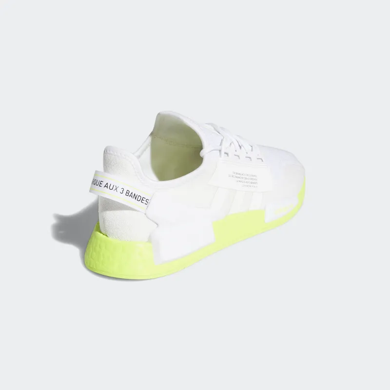 adidas NMD_R1 V2 Cloud White Neon Cloud White/Cloud White/Core Black (FX3903)