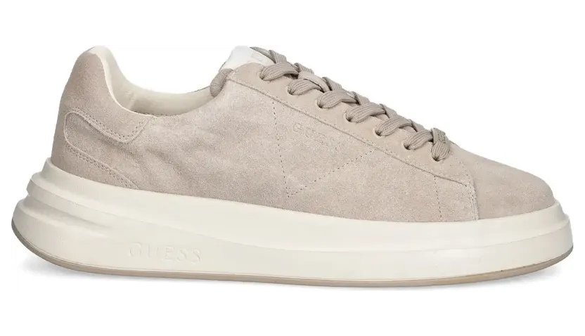 GUESS USA Elba Plateau-Sneakers aus Wildleder – Blau (FMTLBASUE12)