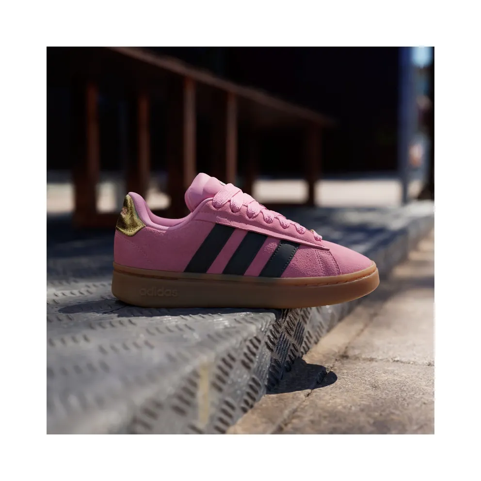 adidas Grand Court Alpha 00s Bliss Pink Core Black Gold Metallic (JH8669)