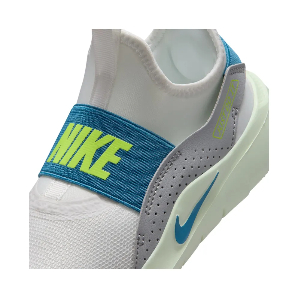 Nike Flex Runner 4 White Grey Volt Tint Dutch Blue (IF2894-103)