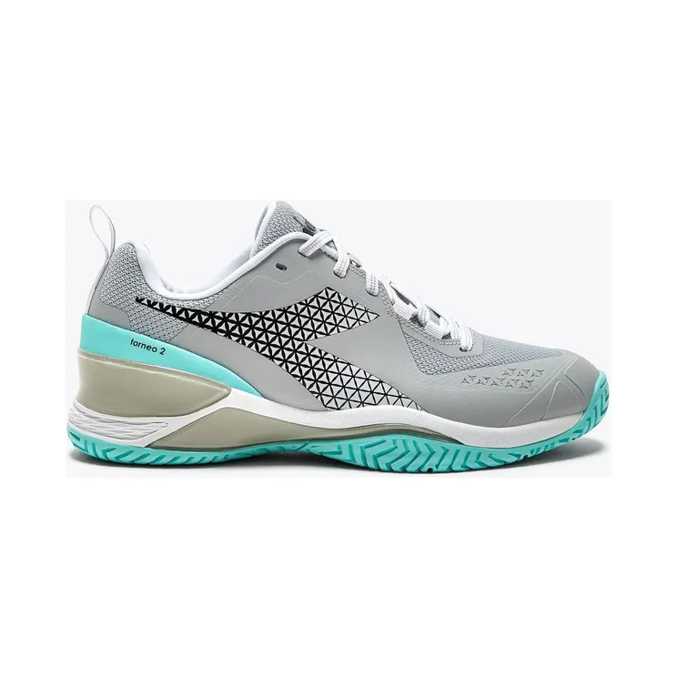 Diadora Blushield Torneo 2 AG Silver Black Aruba Blue (101.179503 D0686)